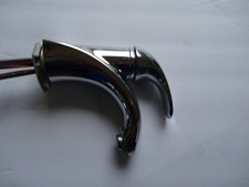 Chrome finish faucet.