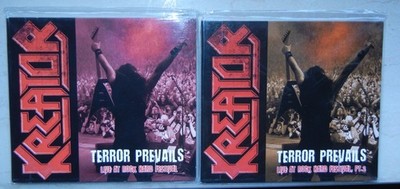 KREATOR   TERROR PREVAILS   LIVE AT ROCK HARD FESTIVAL Vol. 1 + 2 - 2 CD Digipak