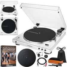 Audio-Technica Fully Automatic Turntable, Bluetooth w/ Deco Gear Guide