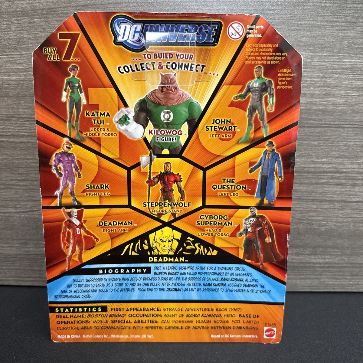 DC UNIVERSE CLASSICS KILOWOG B.A.F SERIES 11 FIGURE 3 DEADMAN | eBay