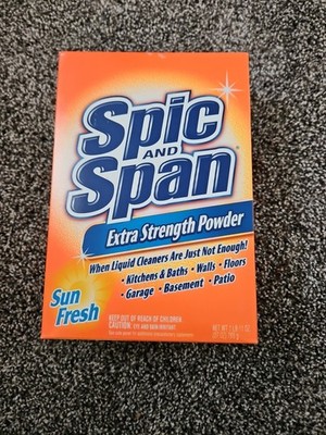 Spic and Span  Extra Strength Powder: Sun Fresh 27 OZ NOS Discontinued 1Lb11Oz