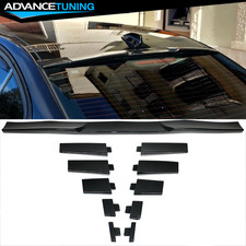 Universal Carbon Fiber Print Adjustable Rear Window Roof Spoiler Wing