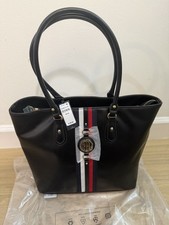 Bolso de viaje Tommy Hilfiger para mujer Jaden Plus negro cloruro de polivinilo