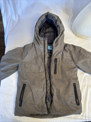 Youth Sz 4T Iceberg Winter Snow Jacket Brown Green
