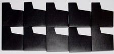 10 NINTENDO NES GAME CARTRIDGE DUST SLEEVE / COVER BLACK OEM - FAST SHIP  