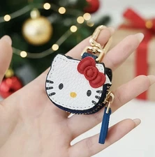 Hello Kitty Coin Keychain Bag Charm Backpack Earphone Holder Bag Accessory New