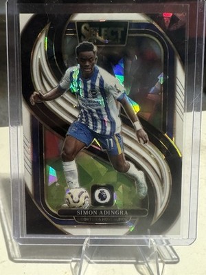 2024-25 Panini Select EPL - Mezzanine Simon Adingra #139 White Ice Prizm /85