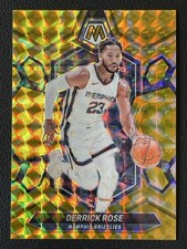 Derrick Rose 2023-24 Panini Mosaic Gold Mosaic #48