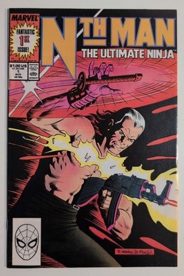 Nth Man the Ultimate Ninja #1 Comic Book John Doe Larry Hama Marvel Comics 1989
