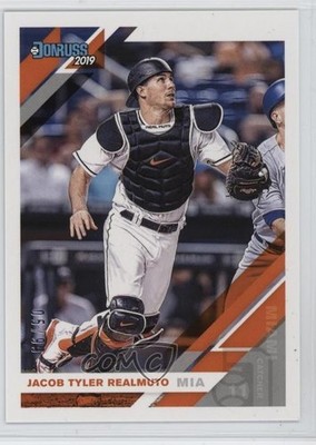 2019 Donruss Variation Holo Back /99 JT Realmuto (Jacob Tyler on Front) #105 0t2