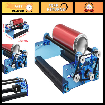 Rotary Roller Engraving Module for Cylindrical Items - 360° Y Axis Compatible To