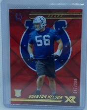 QUENTON NELSON 2018 PANINI XR RED RC #D 247/299