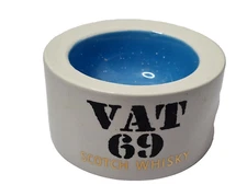 Vat 69 Scotch Whisky Candy Nut Dish 4" x 2" Vintage Collectable Bar Man Cave