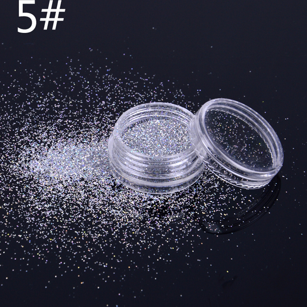 Sparkly Makeup Glitter Loose Powder EyeShadow Silver Eye Shadow Pigment