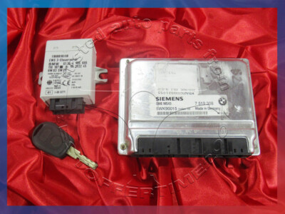 BMW E36 E46 E39 Z3 3 5 series 2.5i M54 ENGINE SET ECU DME MS43 EWS IGNITION KEY