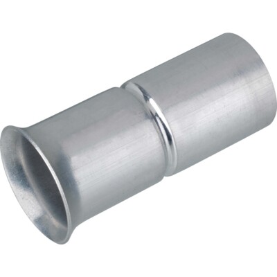Fränkische AES-E 40 Aluminium-Steckendtülle alugrau