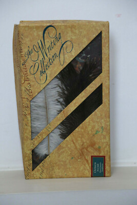 The Writing Collection - Authentic Models - Straußenfeder + Tintenset