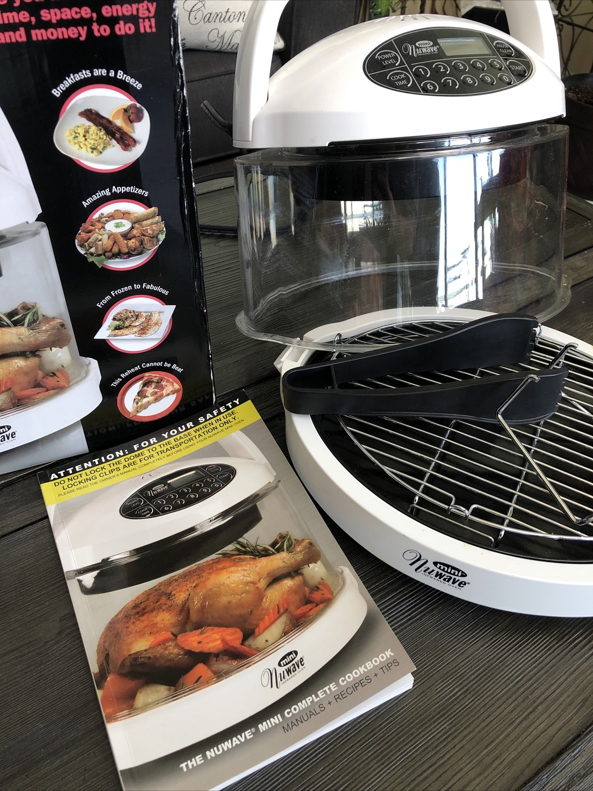 nuwave mini infrared oven white model 20101