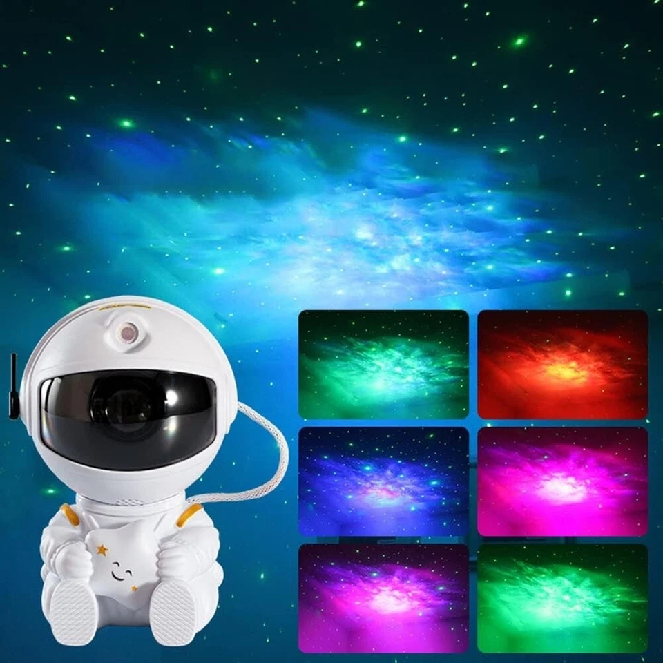 Astronaut Sternenhimmel Projektor/ LED Galaxy Nachtlicht Mit Fernbedienung 360° - Bild 4 von 4