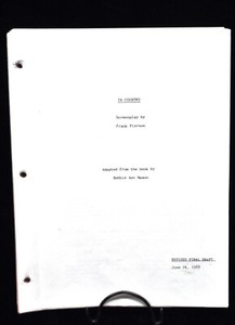 Bruce Willis  Production Shooting Script "In Country"