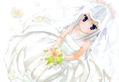 Anime blue eyes dress eucliwood hellscythe flowers Custom Gaming Mat Desk