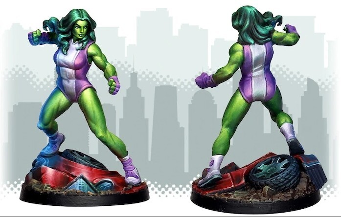 MARVEL ZOMBIES BOARD GAME AUTHENTIC MODEL Miniature SHE-HULK