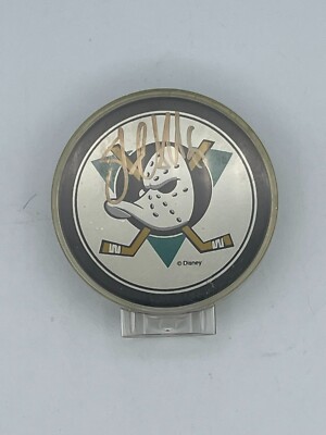 Vintage NHL Official Collectors Mighty Ducks Inaugural 93-94 Hockey Puck