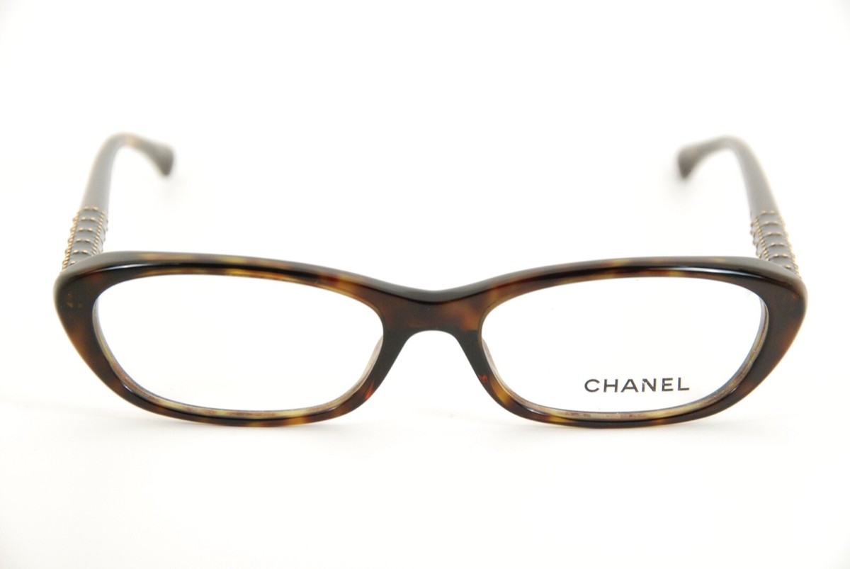 Rare Authentic Chanel 3215 c.714 53mm Tortoise Gold Glasses Frames