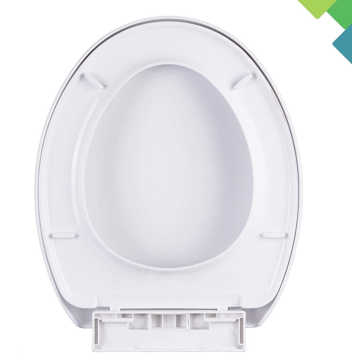 2023 NEW LUXURY BATHROOM SLOW SOFT CLOSE WHITE TOILET SEAT SEATS WC