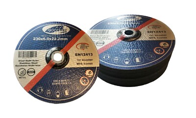 Goodway Schruppscheibe Ø 230 X 6,0 mm für Stahl Metall 5 Stück
