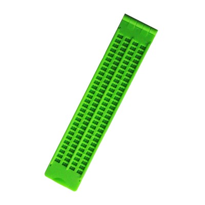 Braille-Schreibtafel und Eingabestift für Blinde, 4 Zeilen, 28 Zellen,