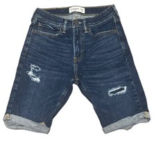 Abercrombie Kids GIRLS Distressed Denim Shorts Size 13/14