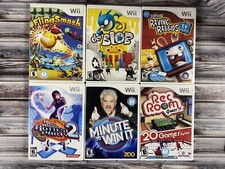 Nintendo Wii Video Game Bundle w/ Instructions - Lot of 7 - Read 