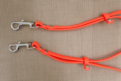  Biothane Grooming (Orange) Loops Waterproof Durable & Easy to Clean