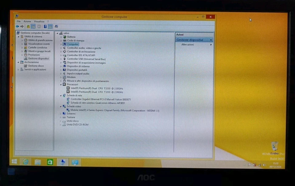 Portatile Acer Aspire 5735z + CPU Intel Pentium Dual Core 2.00 GHz Schermo Rotto - Immagine 2 di 4