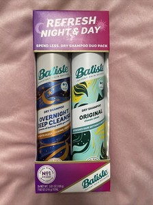 Batiste Refresh Night & Day Duo Dry Shampoo 3.81 Oz each NEW