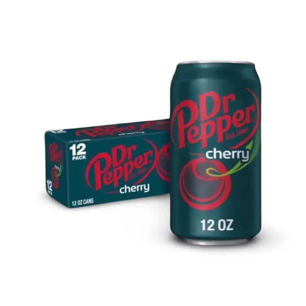 Dr Pepper Cherry Drink Cans 12oz (355ml) - Pack of 12