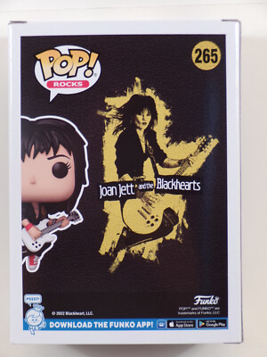 Funko POP Rocks - JOAN JETT Vinyl Figure #265 - Joan and the