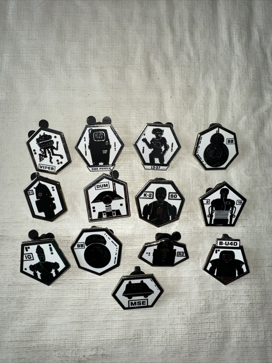 NEW Set 13 Disney Trading Pins STAR WARS GALAXY'S EDGE DROID DEPOT