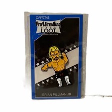 Brian Pillman Jr Pro Wrestling Loot Enamel Pin Wrestling Exclusive AEW