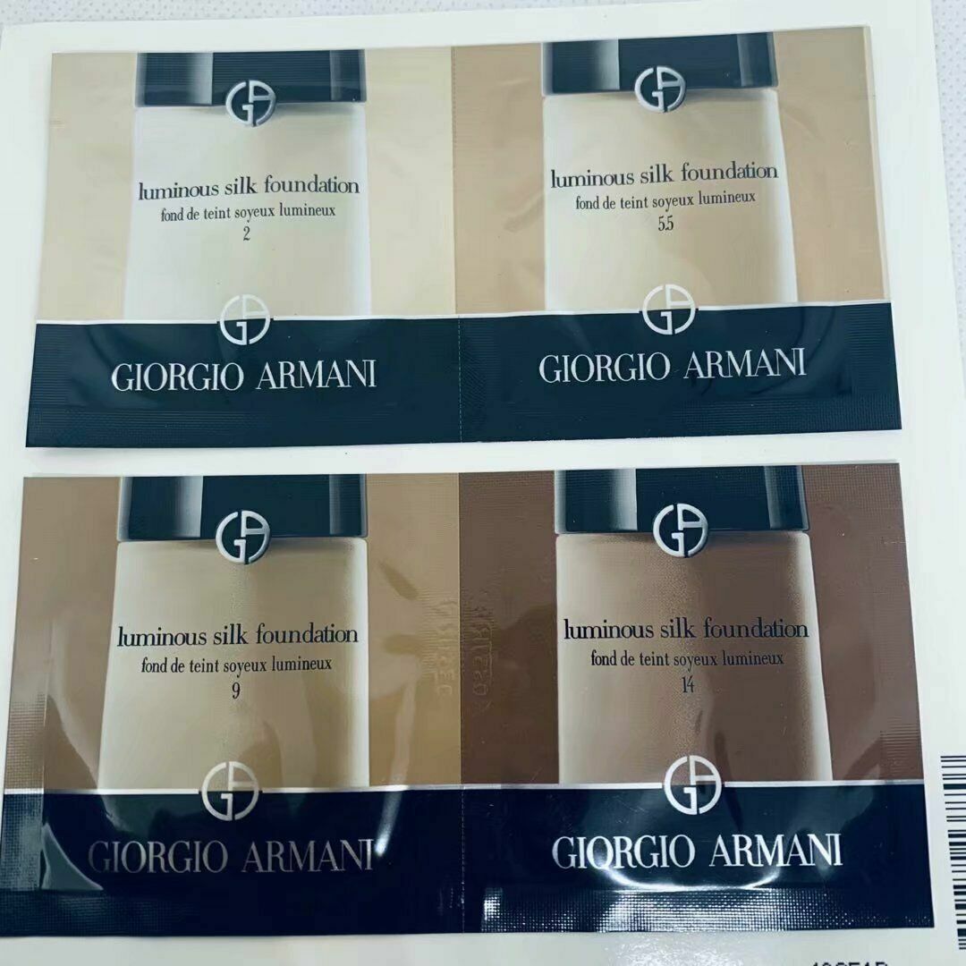 Armani Luminous Silk Foundation SHADE 2, 8, 9, 13, OR 14