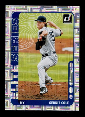 Gerrit Cole 2021 Donruss Elite Series Vector #11 Insert Card