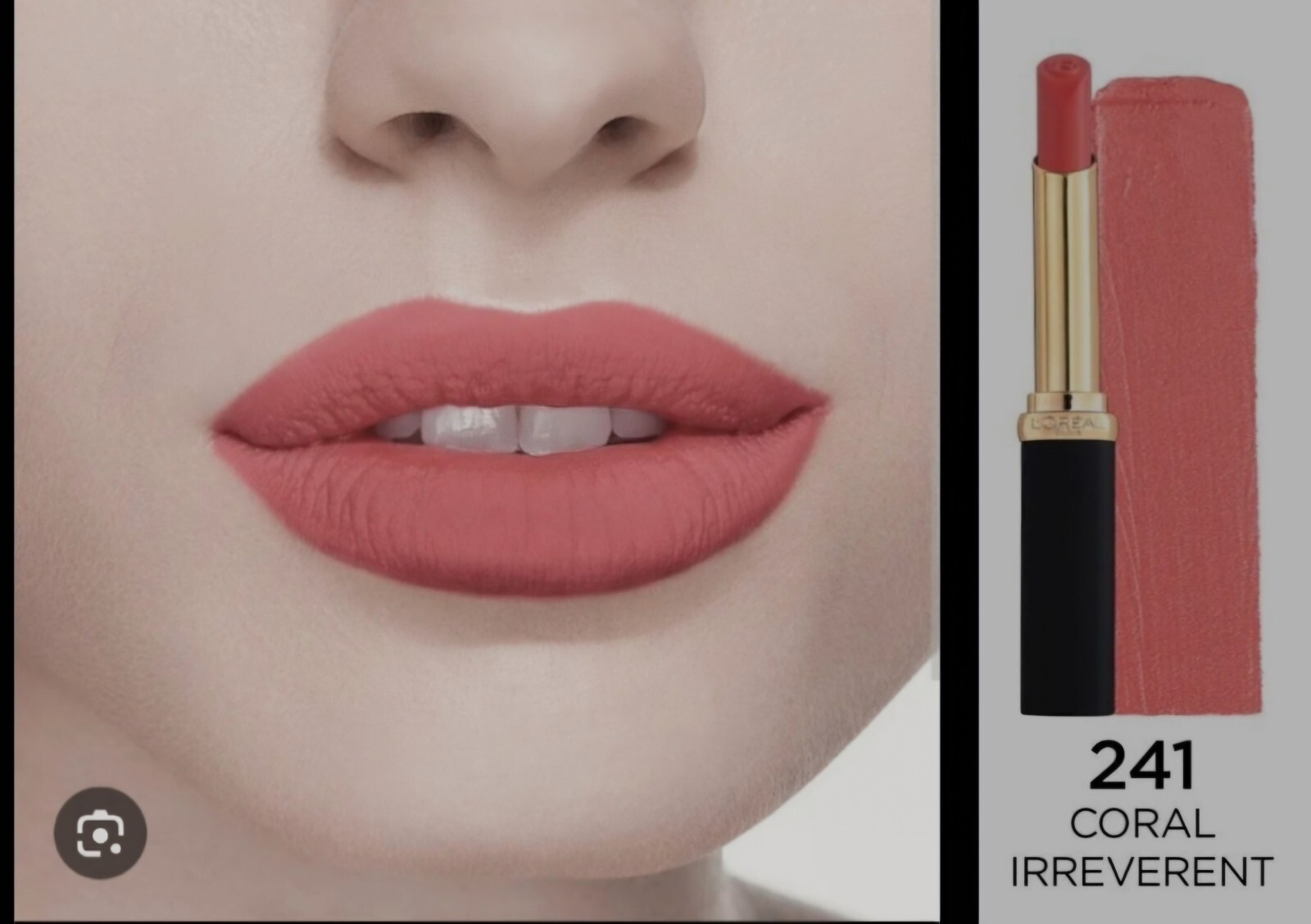 L'Oreal Color Riche Intense Volume Matte Lipstick Shade ""241 LE CORAL"" SEALD