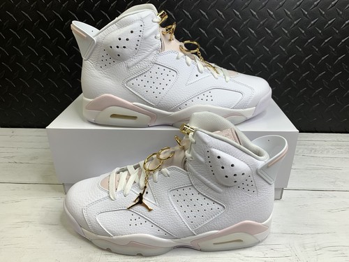 Women's Retro Air Jordan 6 “Gold Hoops 