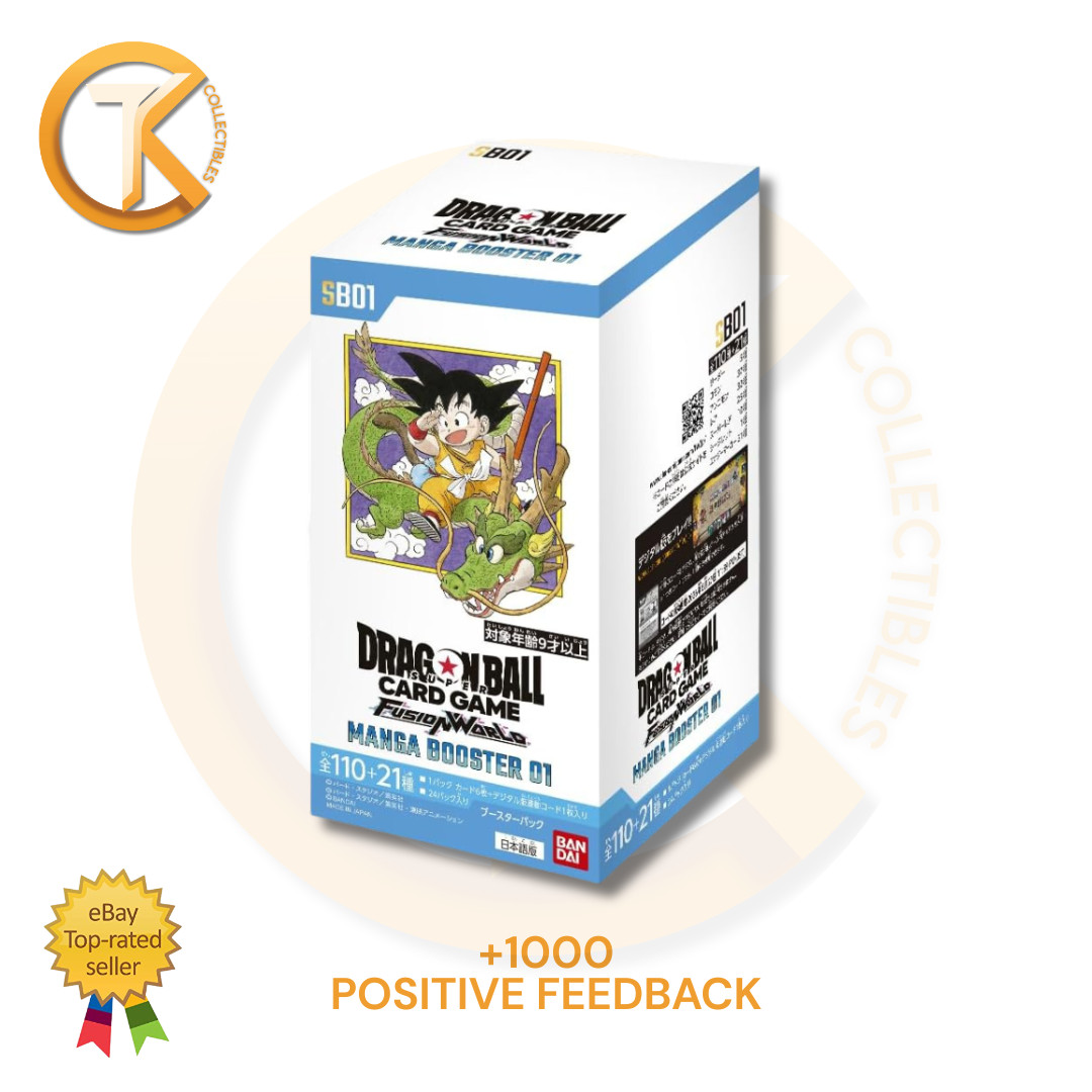 Dragon Ball Card Game Fusion World Manga Booster Vol. 1 SB01 Box JAP PREORDER
