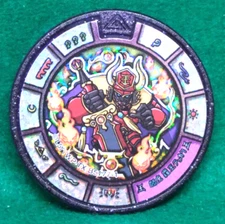 Enma Raou Tekkak Holo Yo-kai Watch Yokai Coin Medal Level5 Nintendo Japanese F/S