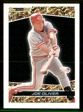 Joe Oliver - 1993 Topps #14 Black Gold - Cincinnati Reds