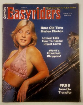 Easyriders Magazine 1975 FEB * David Mann Centerfold #MOS-10 | eBay
