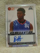 2021-22 Leaf Pro Set Power Foil /10 Brandon Huntley-Hatfield Auto