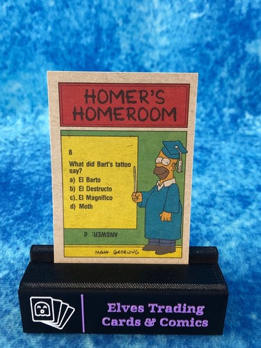 The Simpsons SINGLE Non-Sport Trading card by Topps 1990 - Picture 140 of 206